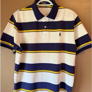 Ralph Lauren, Polo Shirt, White, Size Medium.